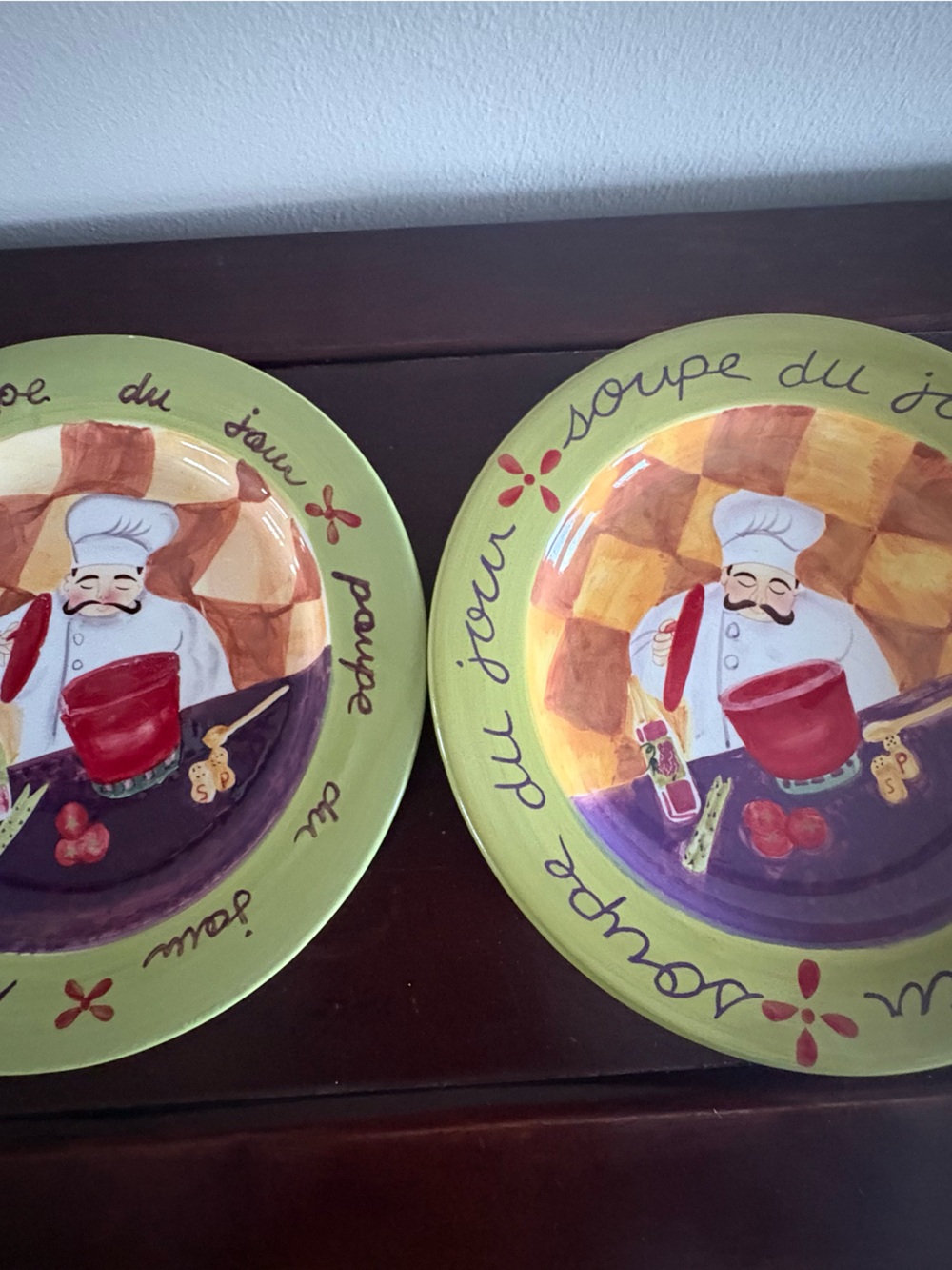 Certified International Chef inspired Soupe du jour” Set of 2 Jennifer Brimley